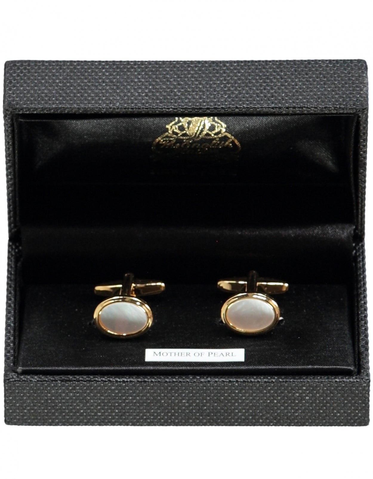 Manchetknopen | Oval Goudkleur