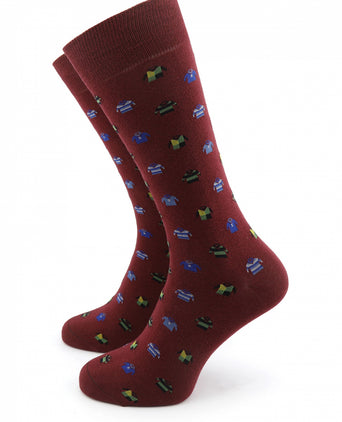 Organic cotton men's socks | Red
