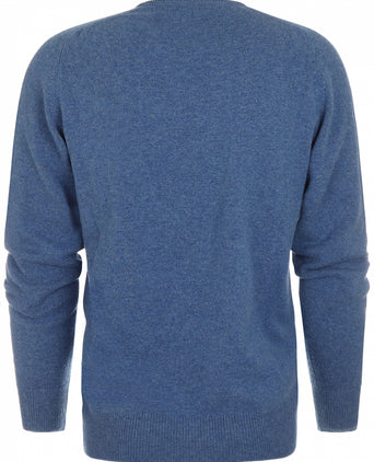 William Lockie Round Neck Lambswool Pullover | Jeans