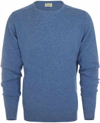 William Lockie Round Neck Lambswool Pullover | Jeans