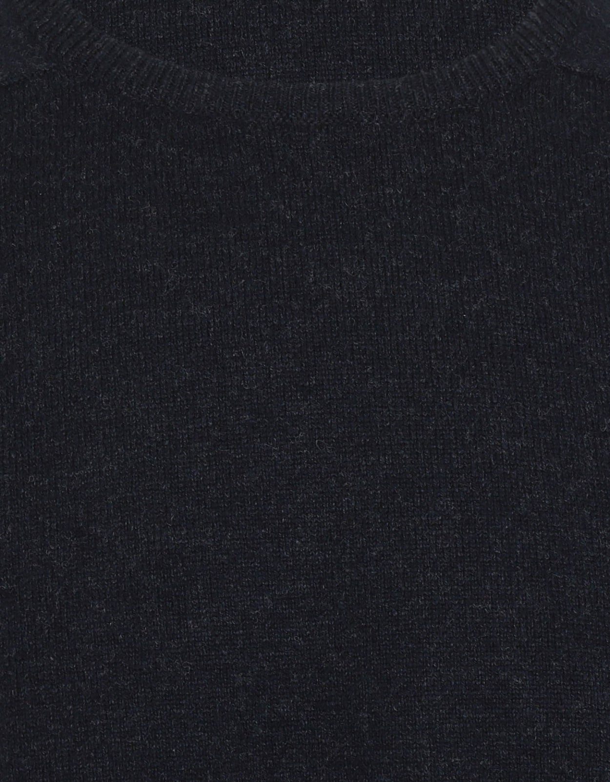 William Lockie Round Neck Lambswool Pullover | Oxford Blue