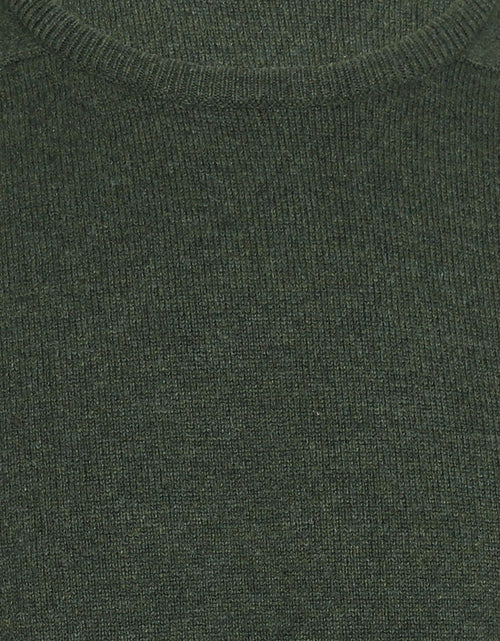 William Lockie Round Neck Lambswool Pullover | Rosemary