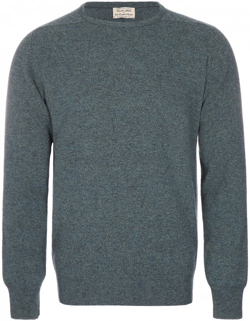 William Lockie Round Neck Lambswool Pullover | Moorland