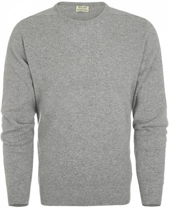 William Lockie Ronde Hals Lamswol Pullover | Flannel