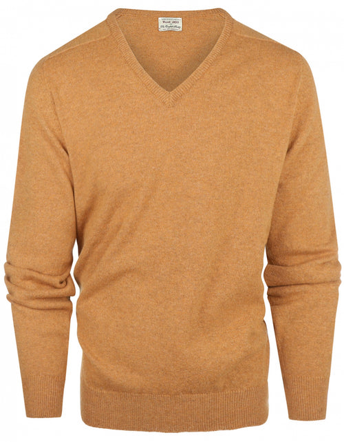 William Lockie V-neck Lambswool Pullover | Gazelle