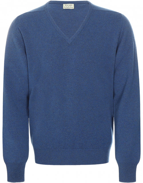 William Lockie V-neck Lambswool Pullover | Hurricane