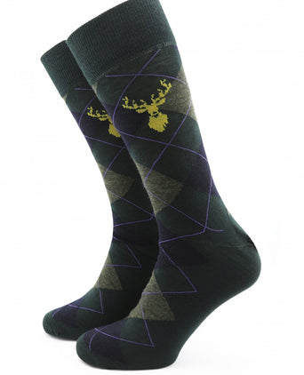 Corgi heren sokken | Groen