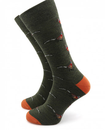 Corgi heren sokken | Groen