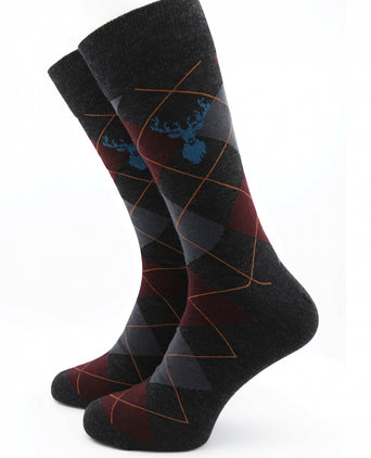 Corgi heren sokken | Antraciet Grijs