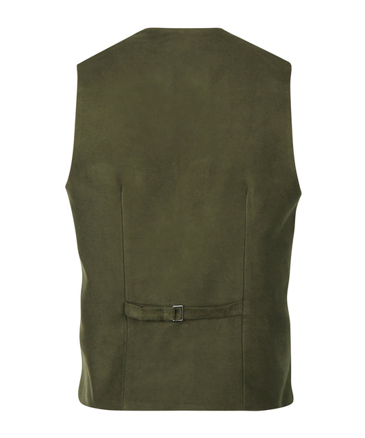 Moleskin Gilet | Groen