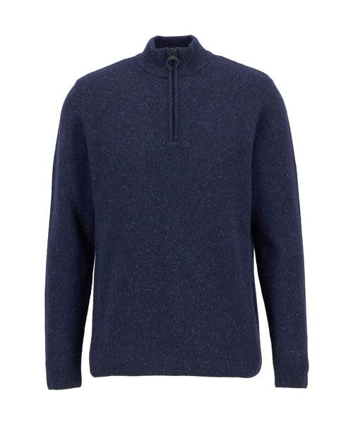 Trui Tisbury hoge rits | Navy Blauw