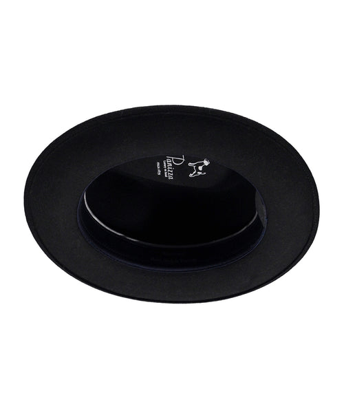 Sporty Italian Hat Wool Felt | Black