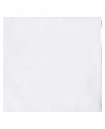 Pocket Square Cotton | White