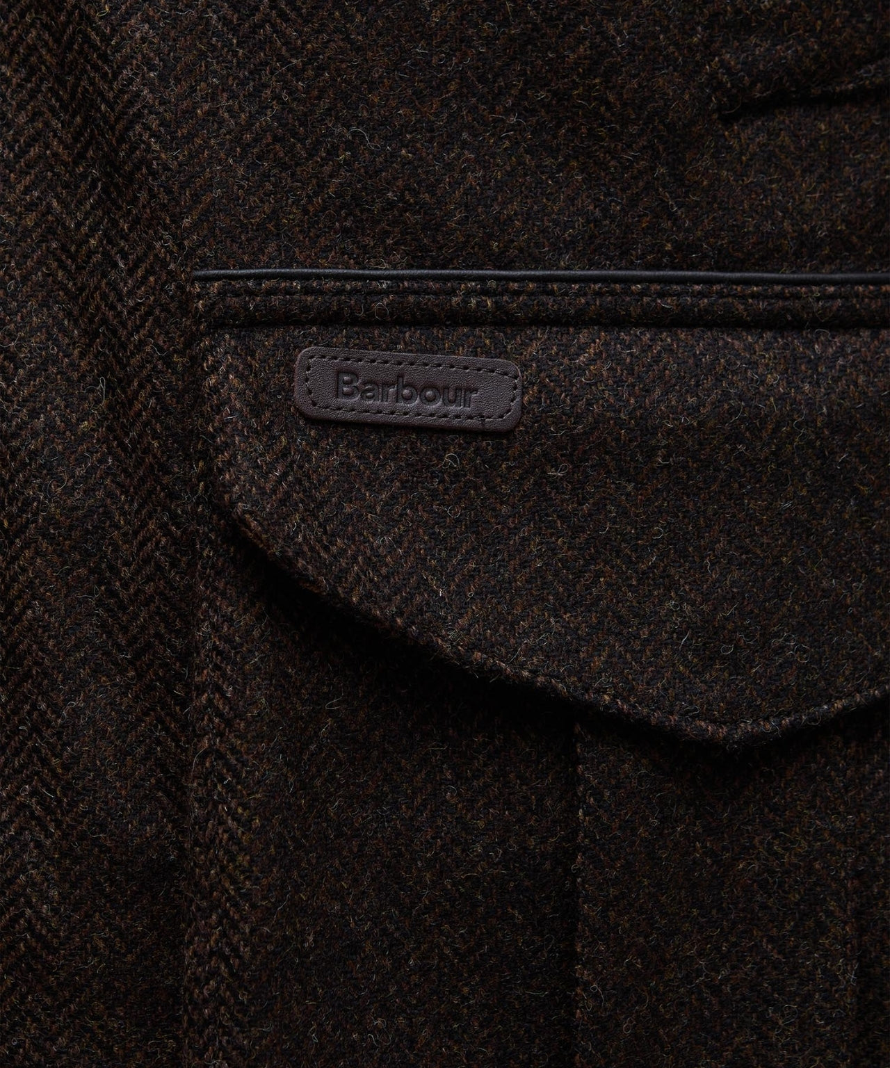 Hereford Tweed Wool Jacket | Brown