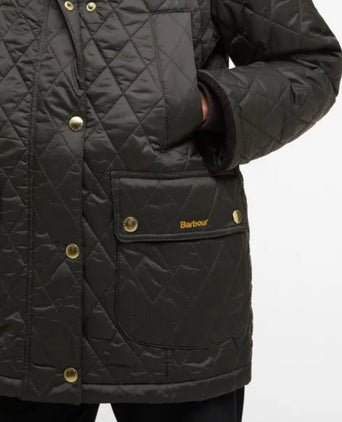Barbour Modern Beadnell Quilted Dames Jacket | Groen