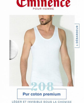 singlet zachte katoen | Wit