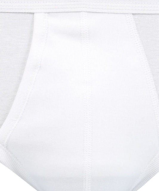 Slip aus hochwertiger Baumwolle | Weiß