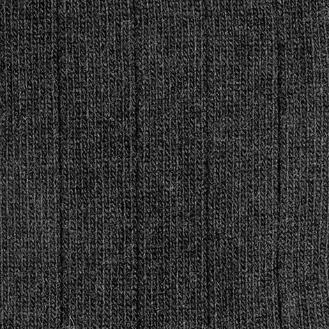 Lhasa rib men's knee socks | Grey