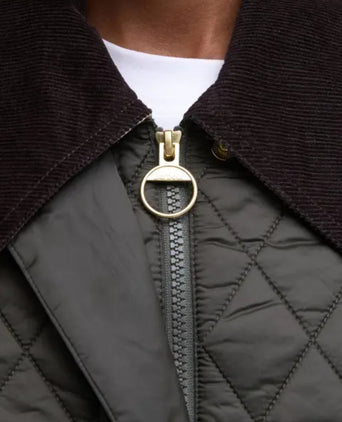 Barbour Modern Beadnell Quilted Dames Jacket | Groen