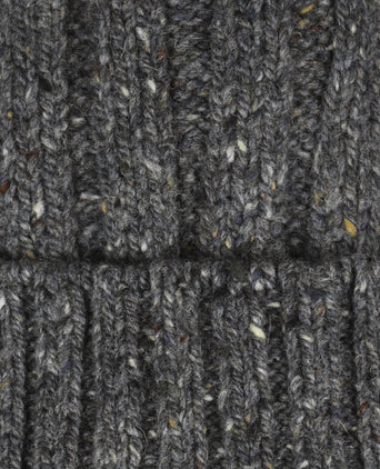 Grof Gebreide Ierse Muts | Grijs