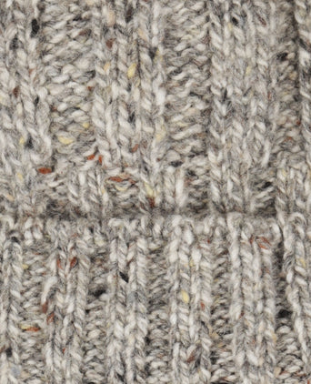 Grof Gebreide Ierse Muts | Bruin