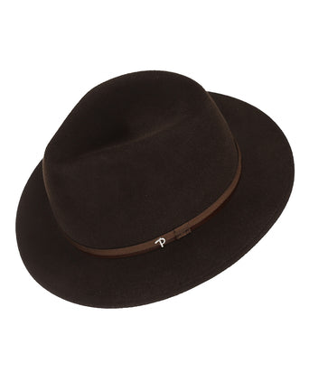 Sportieve Italiaanse Hoed Haarvilt | Bruin