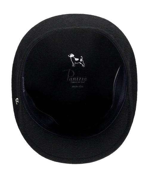 Italian Blocked Cap | Black