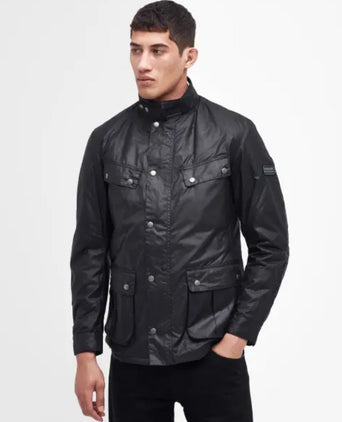 Barbour Intl. Duke Wax Jacket | Zwart