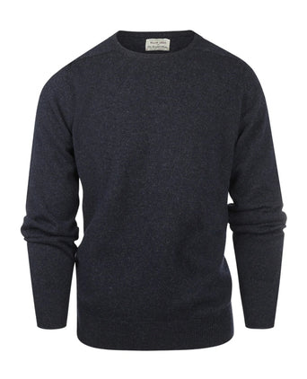 Pullover Lamswol ronde hals dutch fit | Oxford Blue