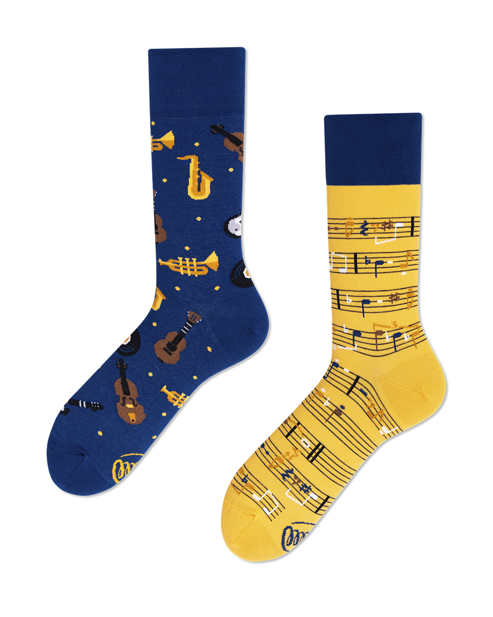 Herrensocken aus bedrucktem Baumwollmischgewebe | Design