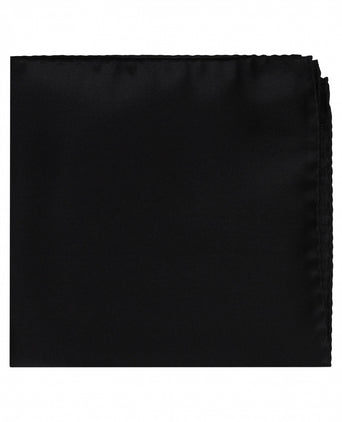 Pocket Square Silk Uni | Black