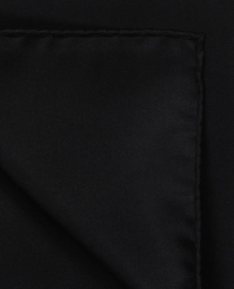 Pocket Square Silk Uni | Black