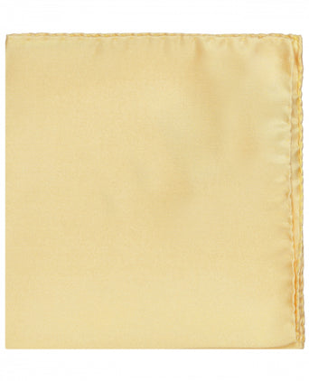 Pocket Square Silk Uni | Gold