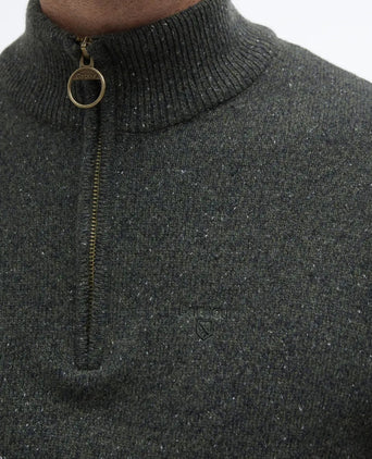 Trui Tisbury hoge rits | Groen