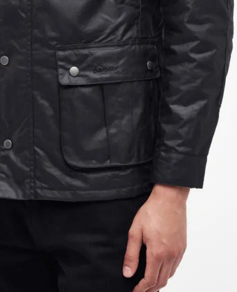 Barbour Intl. Duke Wax Jacket | Zwart