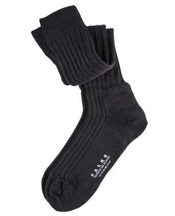 Soft in shoe men's knee socks | Black