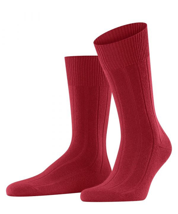 Lhasa Rib men's socks | Red
