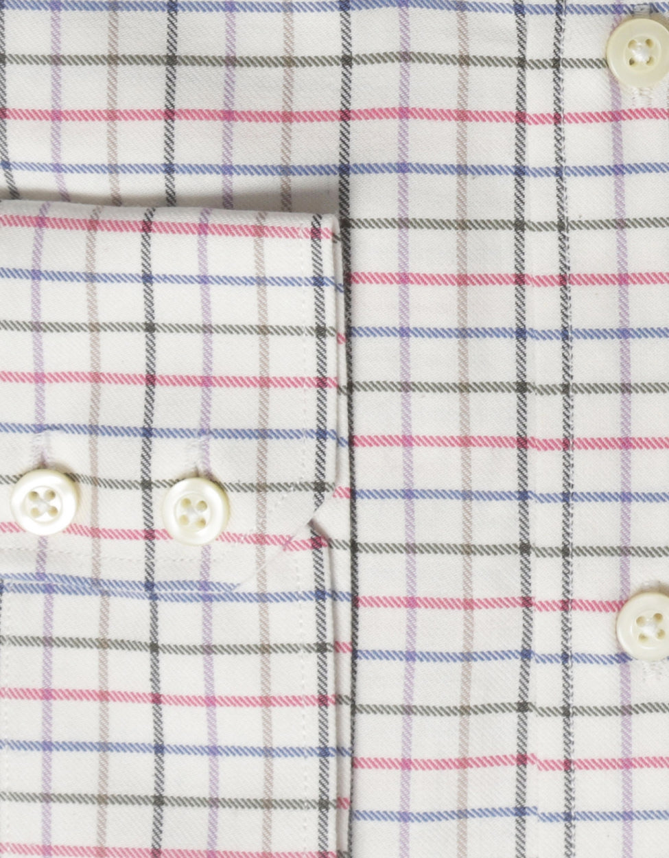 Shirt Katoen | Roze Blauw Ruit