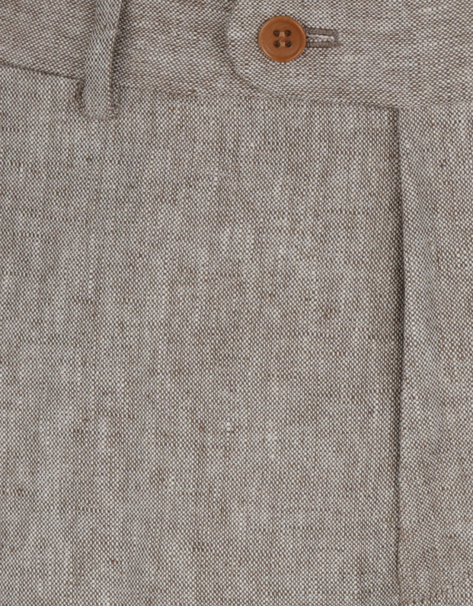 Linnen Pantalon | Bruin