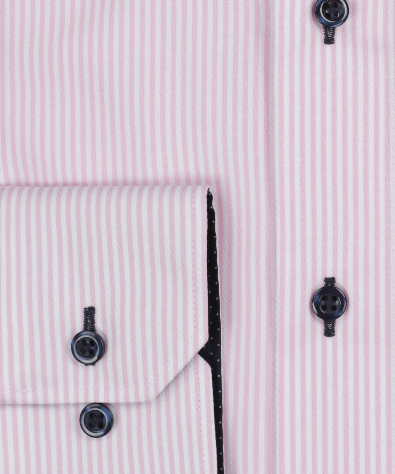 Gestreiftes Hemd | Rosa