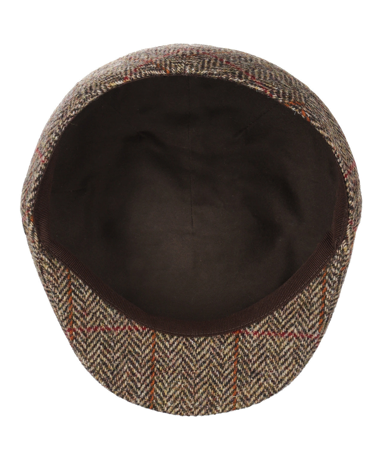 Jockey Tweed Cap | Bruin Herringbone Overcheck