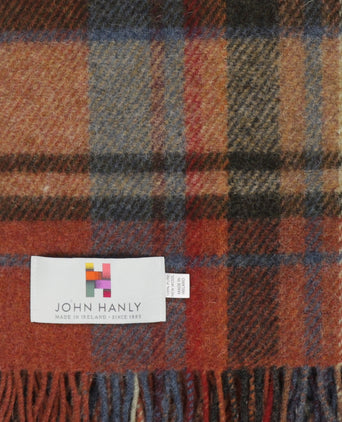 Ierse Plaid van Shetland Wol | Ruit