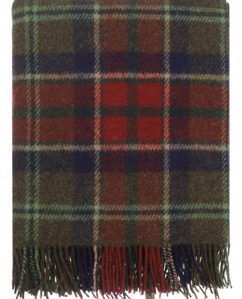 Ierse Plaid van Shetland Wol | Ruit