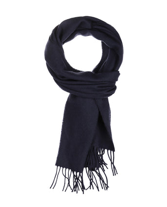 Geruite Sjaal wol | Navy Blauw