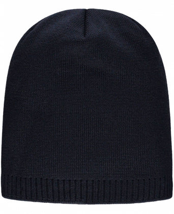 Wollen Beanie | Navy Blauw