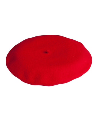 Wool Beret | Red
