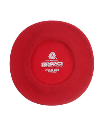 Wool Beret | Bordeaux Red