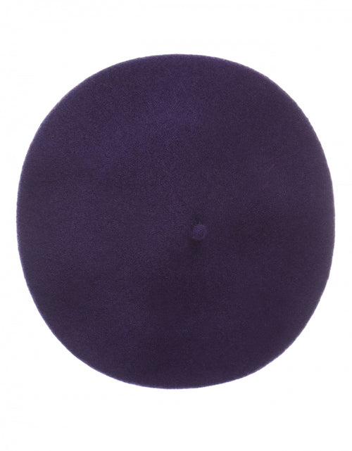 Wool Beret | Purple