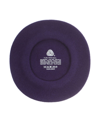 Wool Beret | Purple