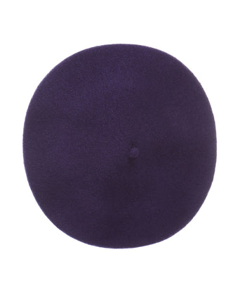 Wool Beret | Purple